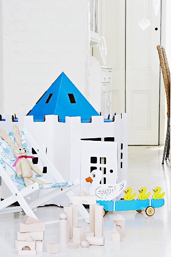 children's cardboard building blocks