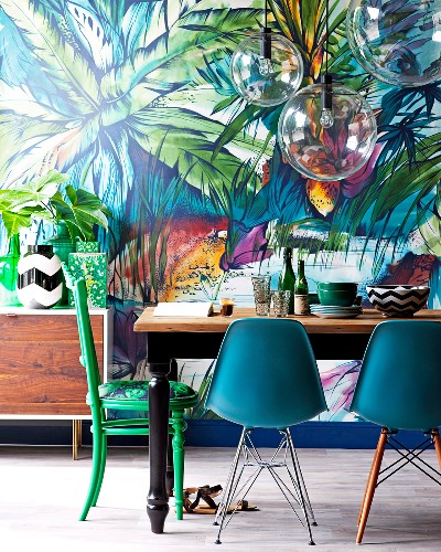 Blaue Accessoires Bilder – Interior Design-Fotos kaufen living4media