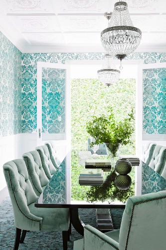 Historical Atmosphere In Elegant Image 11210185 Living4a - Blue Table Top Chandeliers Historical Atmosphere In Elegant Image 11210185 Living4a - Blue Table Top Chandeliers