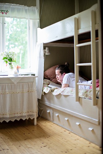 bunk bed side table