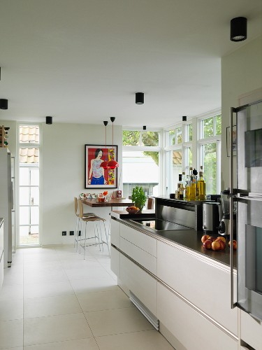 Open Plan Kitchen With Modern Counter Image 11349389 Living4a - Pictures Of Dining Rooms With French Doors Open Plan Kitchen With Modern Counter Image 11349389 Living4a - Pictures Of Dining Rooms With French Doors