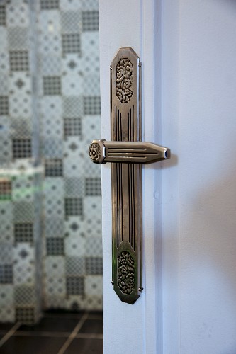 art nouveau door handles