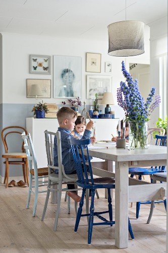 Pastellblau Bilder – Interior Design-Fotos kaufen living4media