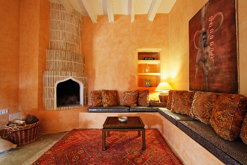 Eckkamin Bilder – Interior Design-Fotos kaufen living4media