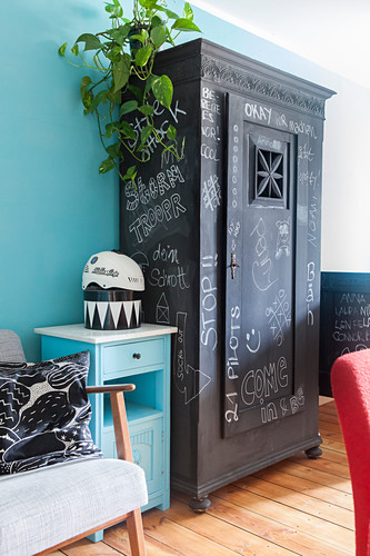 chalk paint wardrobe