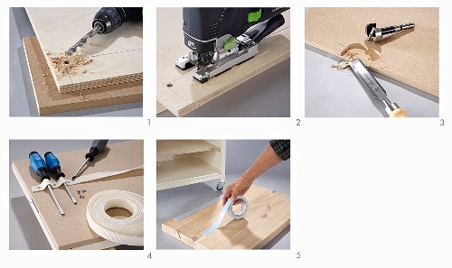 Instructions for making a miniature workbench