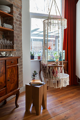 Hängesessel Bilder – Interior Design-Fotos kaufen living4media