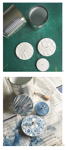 Upcycling tin cans for decorative purposes