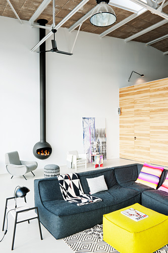 Ecksofa Bilder – Interior Design-Fotos kaufen living4media