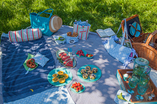 handmade picnic blanket