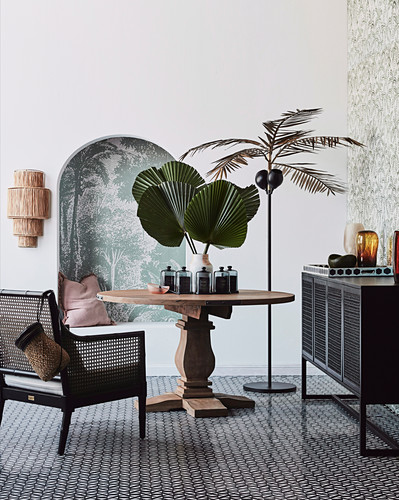 jungle floor lamp