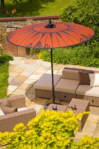 Korbmöbel Bilder – Interior Design-Fotos kaufen living4media