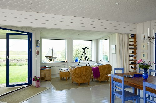 Korbmöbel Bilder – Interior Design-Fotos kaufen living4media