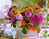 Festive flower arrangement