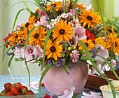 Arrangement of summer flowers