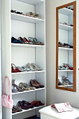 A shoe cupboard