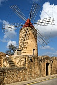 An old romantic windmill in Majorca