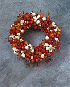 Wreath of rose hips