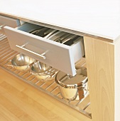 A cutlery drawer