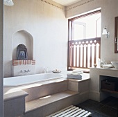 A bathroom in Middle Eastern style