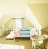 Children's bedroom in attic