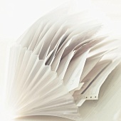 Documents in concertina folder