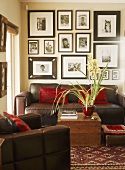 Gallery on pictures in living room