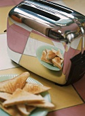 Toaster mit Toastscheiben