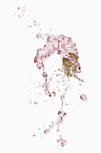 Rosewein-Splash mit Korken