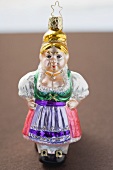 Christmas tree ornament from Bavaria (woman in dirndl)