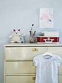 Chest of drawers in child's room