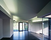 Empty entry hall with indirect lighting