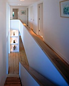 Hallway with staircase & balustrades