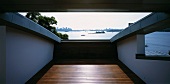 Balkon in Bootsdeckform mit Panoramablick