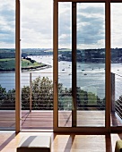 View of river from living room
