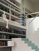 Private library with gallery (detail)