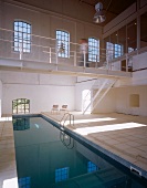 Pool in open-plan house