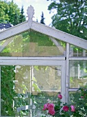 Detail of greenhouse gable