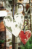 Heart-shaped garden ornaments