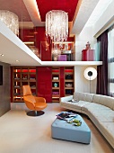 Modern contemporary living room
