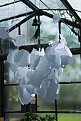 Hand-made paper mobile
