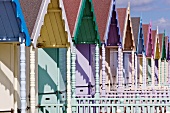 Row of Colorful Beach Homes