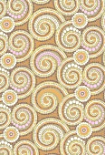 Spiral mosaic pattern (print)