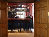 The bar at Jamie's Italian restaurant in Cheltenham, England
