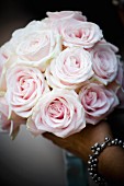 Gorgeous bouquet of pale pink roses