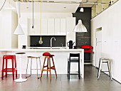 Various stylish stools for the modern kitchen