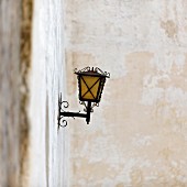 Lantern on house facade