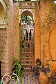 Riad Mounia belonging to the French Marie-Yvonne in the Medina of Marrakesh, Morocco
