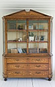 Antique dresser with floral marquetry
