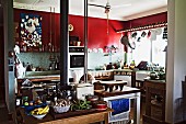 A kitchen on the farm belonging to Sydney's celebrity chef Sean Moran, Bilpin